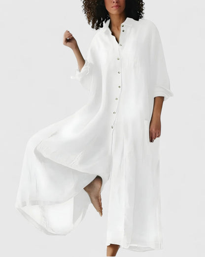 Women's Lightweight Jumpsuit Dress for Summer by Selouva
