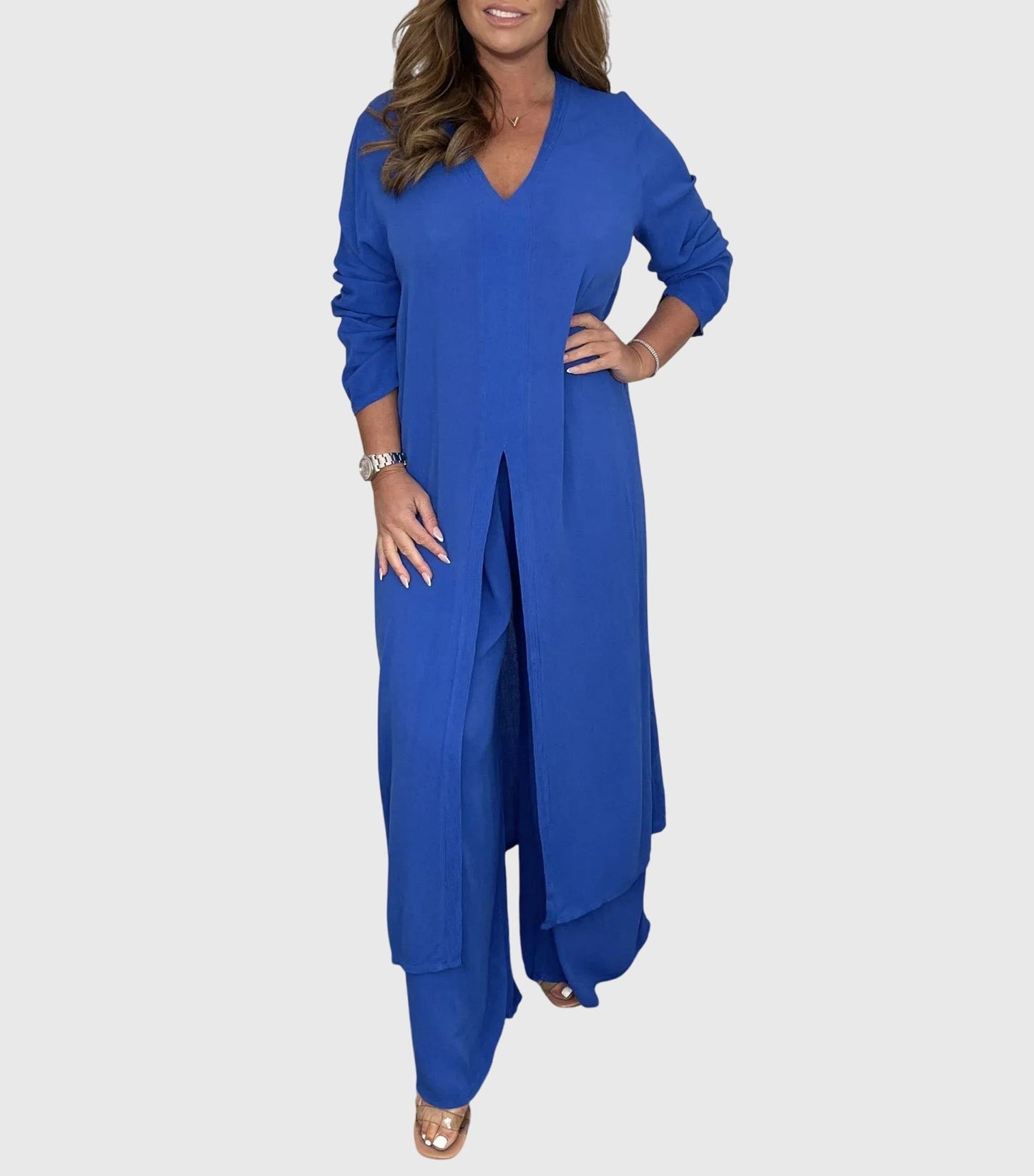 Women's Linen 2pc Set for Spring by Selouva
