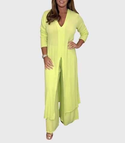 Women's Linen 2pc Set for Spring by Selouva