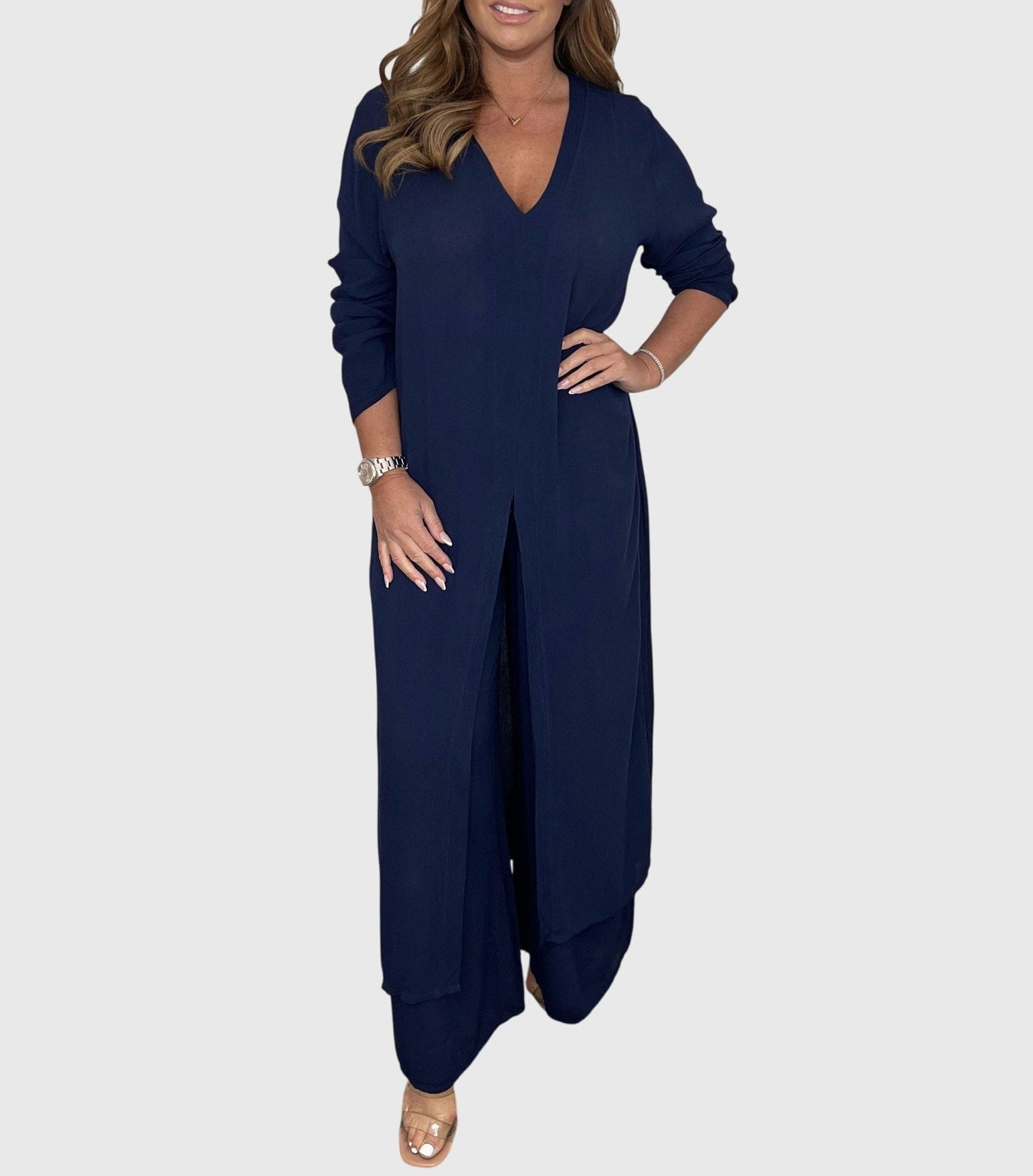 Women's Linen 2pc Set for Spring by Selouva