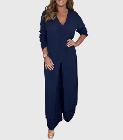 Women's Linen 2pc Set for Spring by Selouva