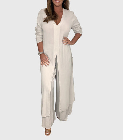 Women's Linen 2pc Set for Spring by Selouva