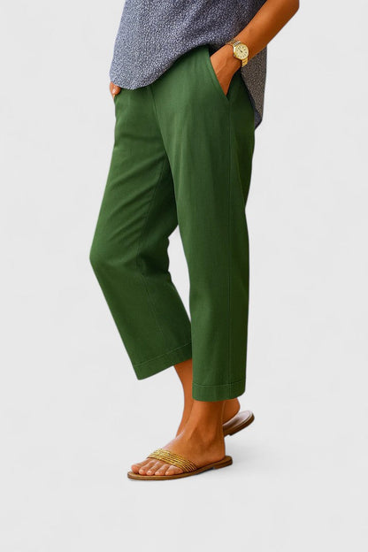 Marivela Elegant Lightweight Pants For Spring And Summer Relaxed Fit by Selouva