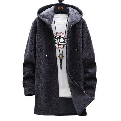 Rosie Longline Zip Hoodie With Cozy Fleece Lining For Warmth by Selouva