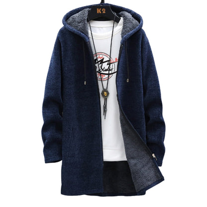 Rosie Longline Zip Hoodie With Cozy Fleece Lining For Warmth by Selouva