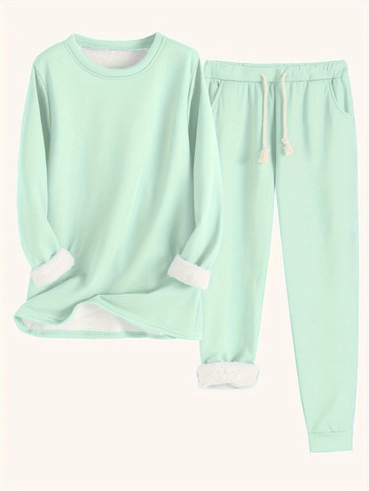 Women's Lounge Set with Cozy Cuffs by Selouva