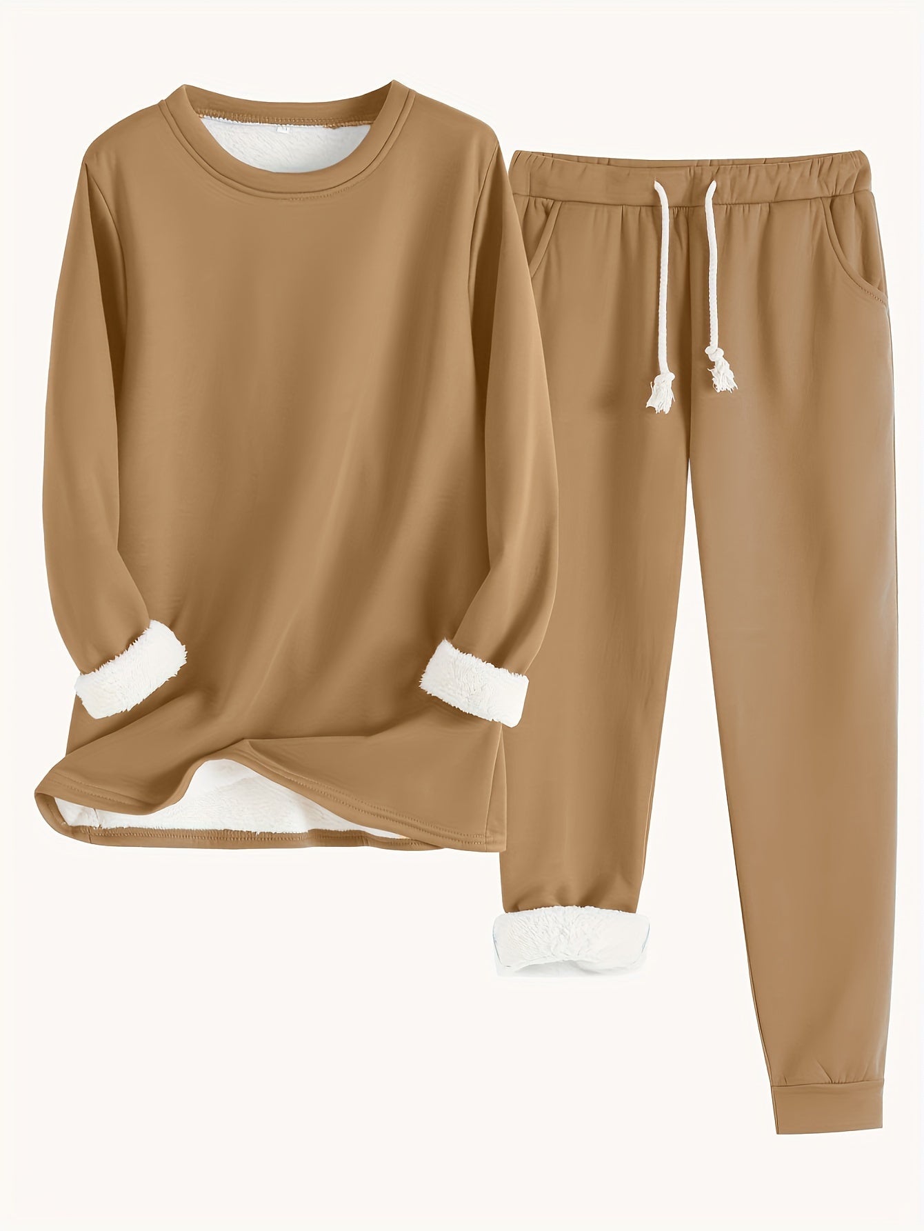 Women's Lounge Set with Cozy Cuffs by Selouva
