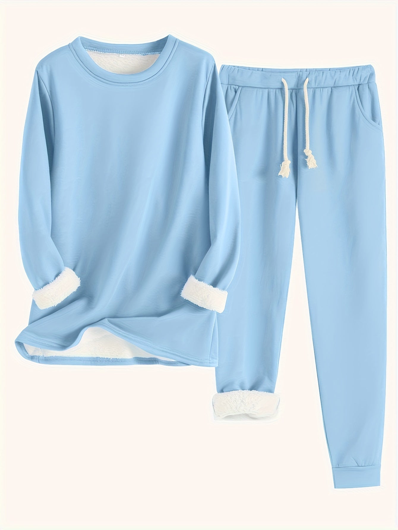 Women's Lounge Set with Cozy Cuffs by Selouva