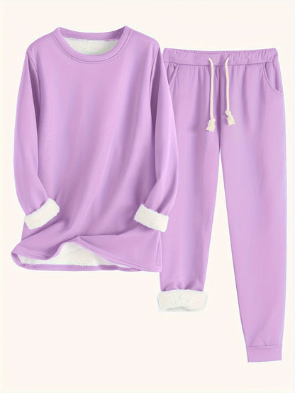 Women's Lounge Set with Cozy Cuffs by Selouva