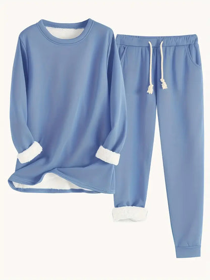 Women's Lounge Set with Cozy Cuffs by Selouva