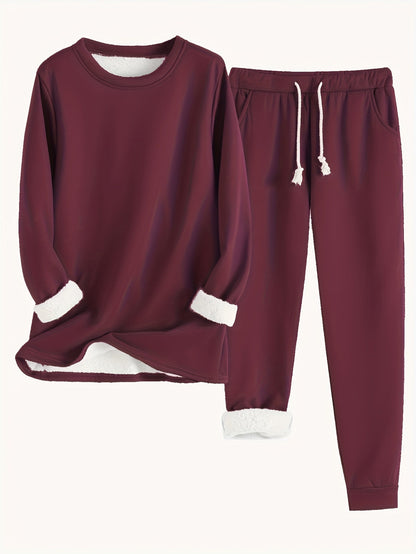 Women's Lounge Set with Cozy Cuffs by Selouva