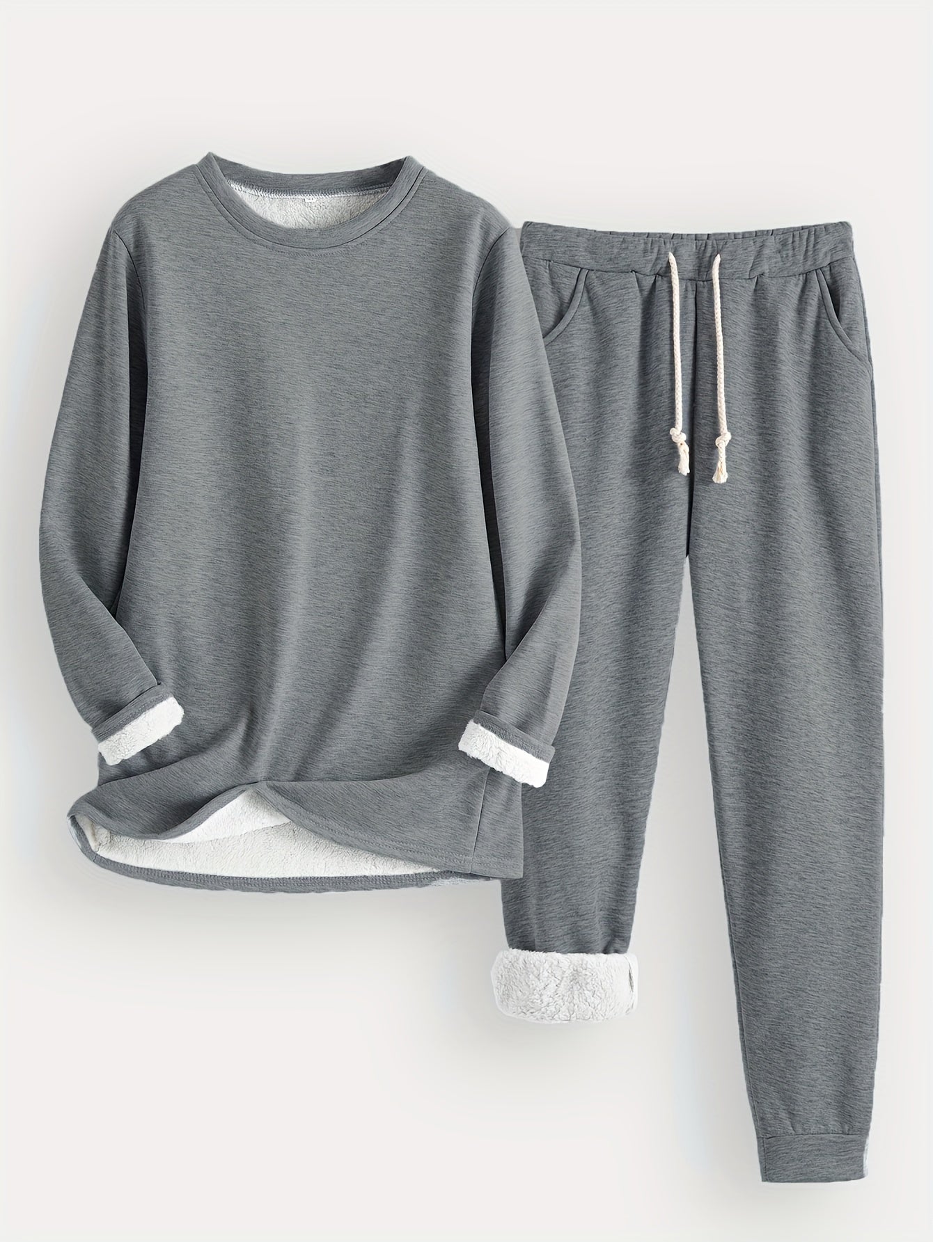 Women's Lounge Set with Cozy Cuffs by Selouva