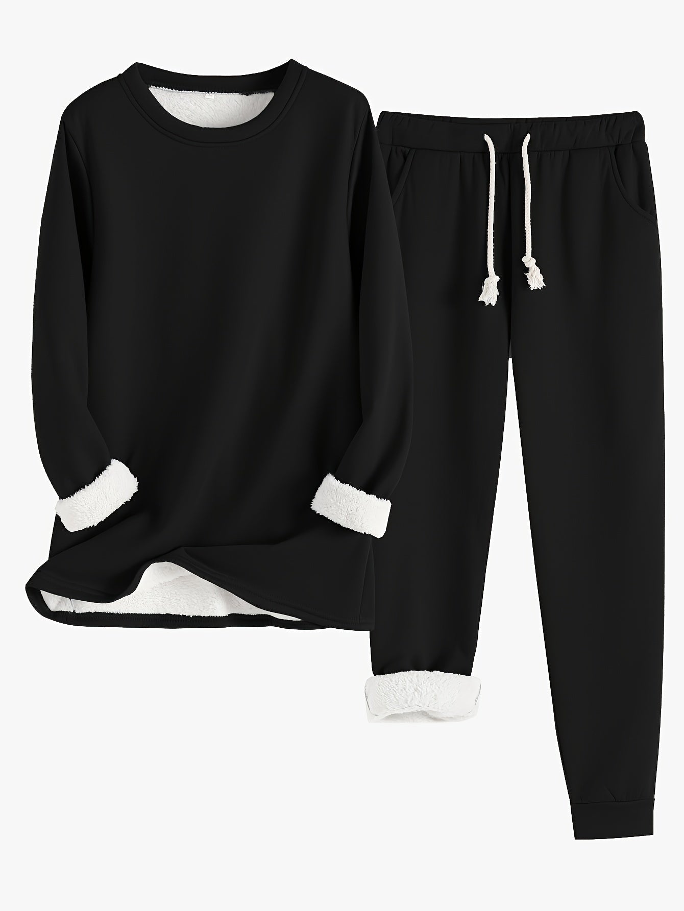 Women's Lounge Set with Cozy Cuffs by Selouva