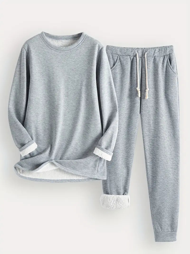 Women's Lounge Set with Cozy Cuffs by Selouva