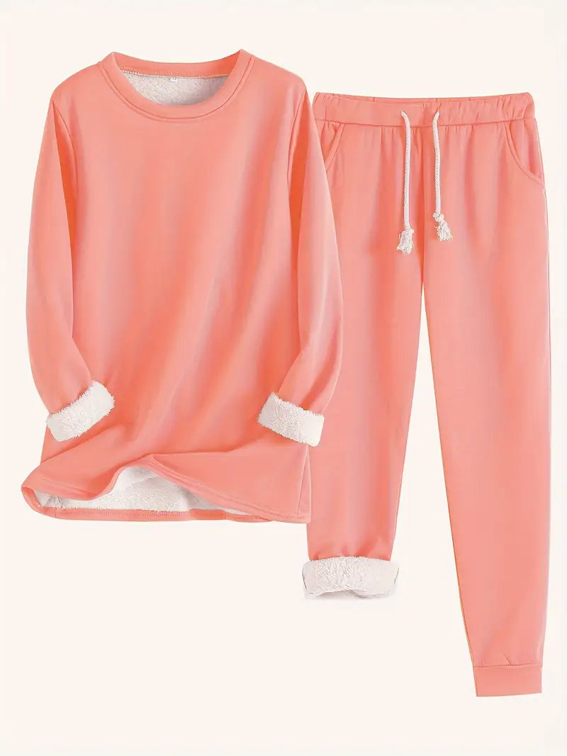 Women's Lounge Set with Cozy Cuffs by Selouva