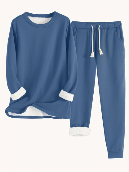 Women's Lounge Set with Cozy Cuffs by Selouva