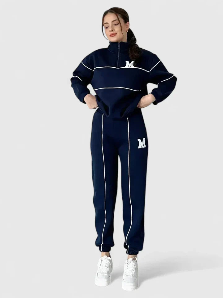 Women's Lounge Set with Logo Detail by Selouva