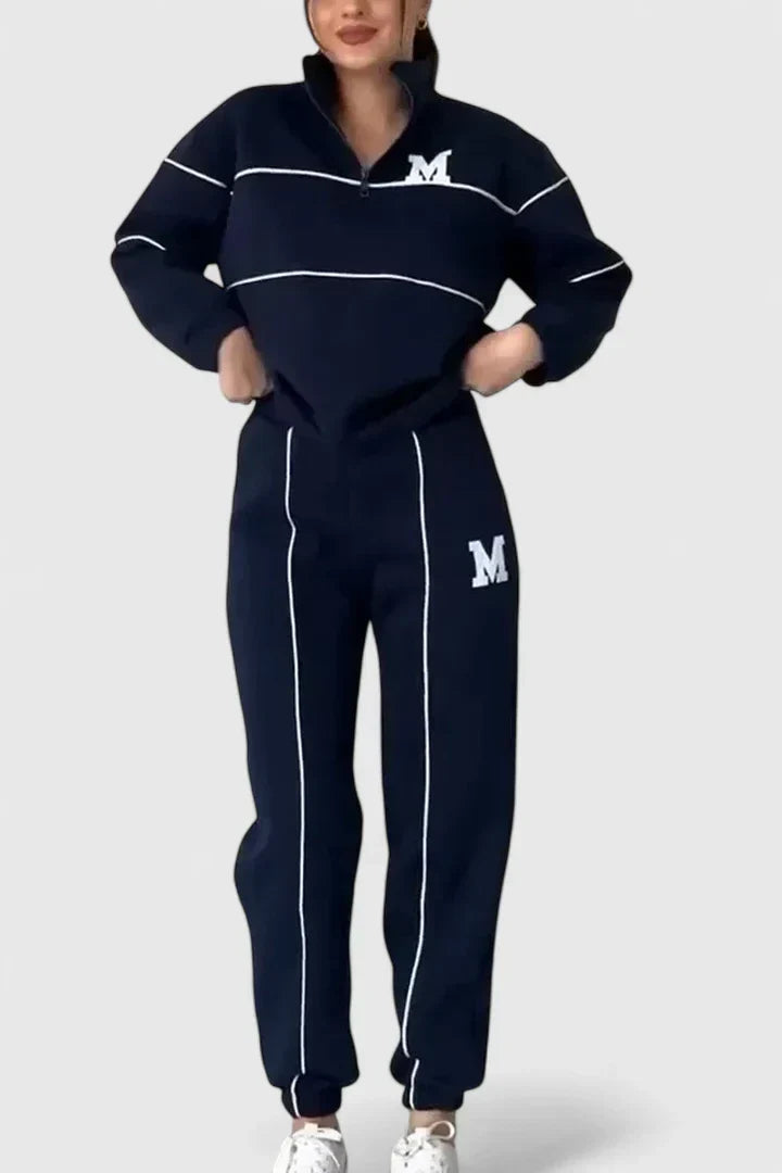 Women's Lounge Set with Logo Detail by Selouva