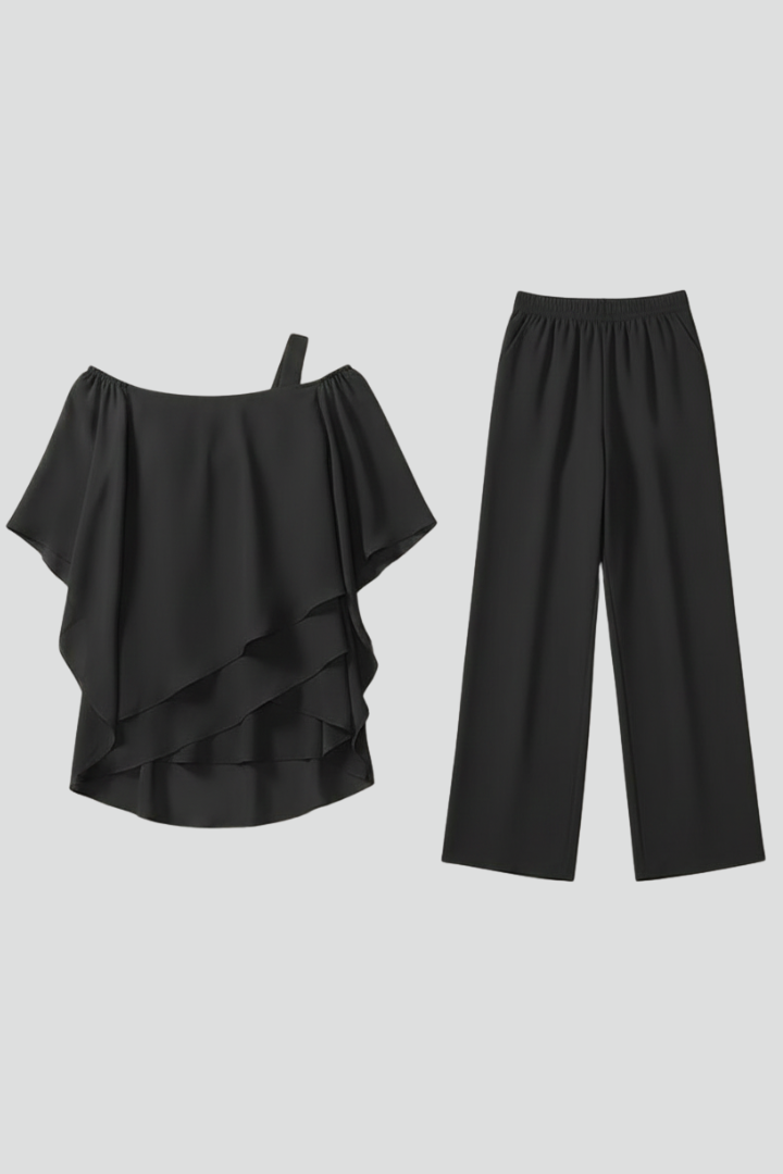 Women's Off-Shoulder Jumpsuit Flowing by Selouva