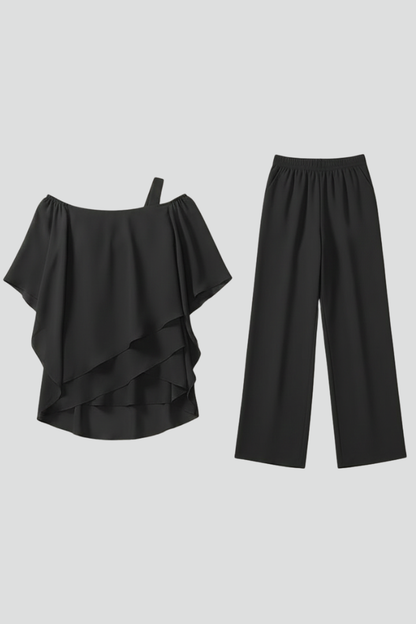 Women's Off-Shoulder Jumpsuit Flowing by Selouva