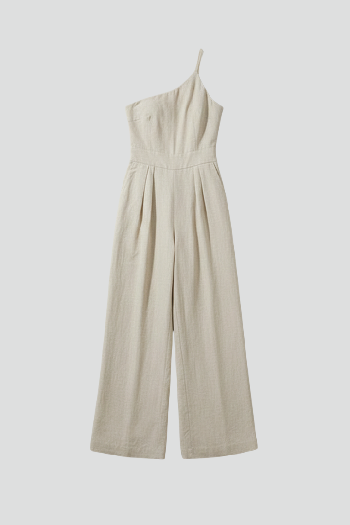 Women's One-Shoulder Jumpsuit by Selouva