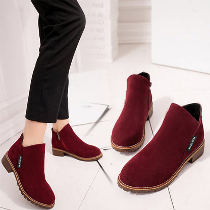 Maele Orthopedic Boots For Women Elegant Low Heel Ankle Boots by Selouva