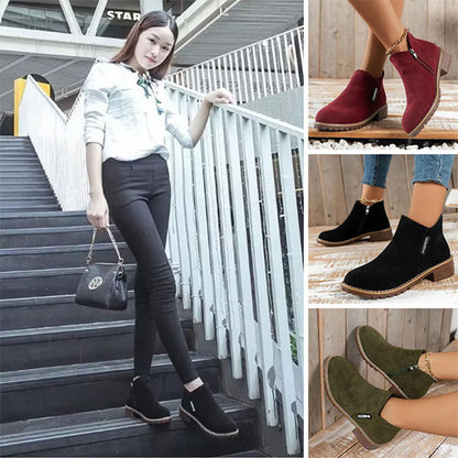 Maele Orthopedic Boots For Women Elegant Low Heel Ankle Boots by Selouva