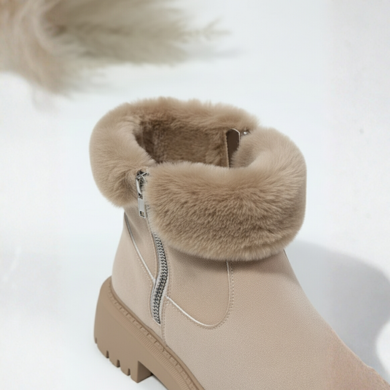 Aylen Orthopedic Winter Boots For Women Warm Faux Fur Lined Ankle Boots by Selouva