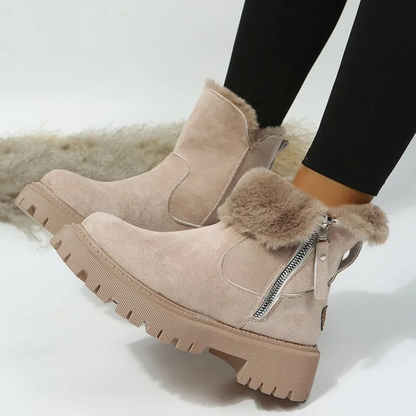 Aylen Orthopedic Winter Boots For Women Warm Faux Fur Lined Ankle Boots by Selouva