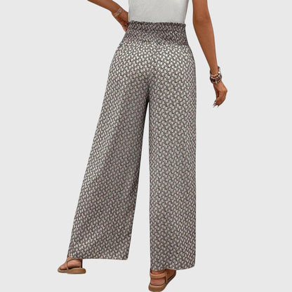 Chiara Stylish Palazzo Pants High Waist Wide Leg Trousers by Selouva