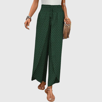 Chiara Stylish Palazzo Pants High Waist Wide Leg Trousers by Selouva