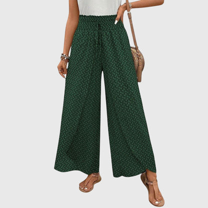 Chiara Stylish Palazzo Pants High Waist Wide Leg Trousers by Selouva