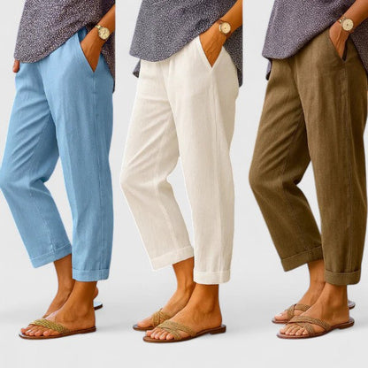 Belle Comfortable Pants for Summer All Day Comfort by Selouva