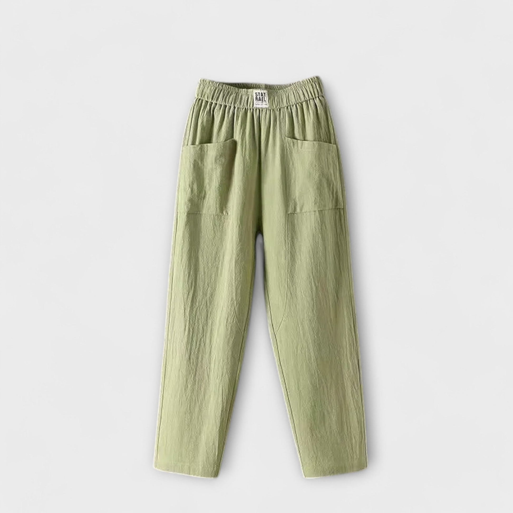 Maya Elegant Elastic Waist Pants for Women in Vibrant Colors by Selouva