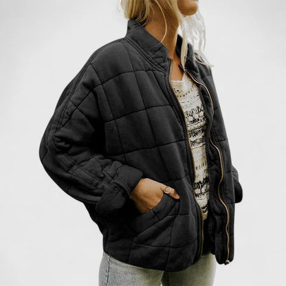 Women's Quilted Jacket with Soft Lining for Everyday Wear by Selouva
