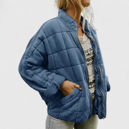 Women's Quilted Jacket with Soft Lining for Everyday Wear by Selouva