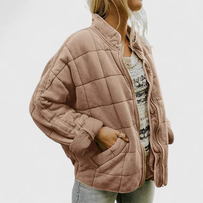 Women's Quilted Jacket with Soft Lining for Everyday Wear by Selouva