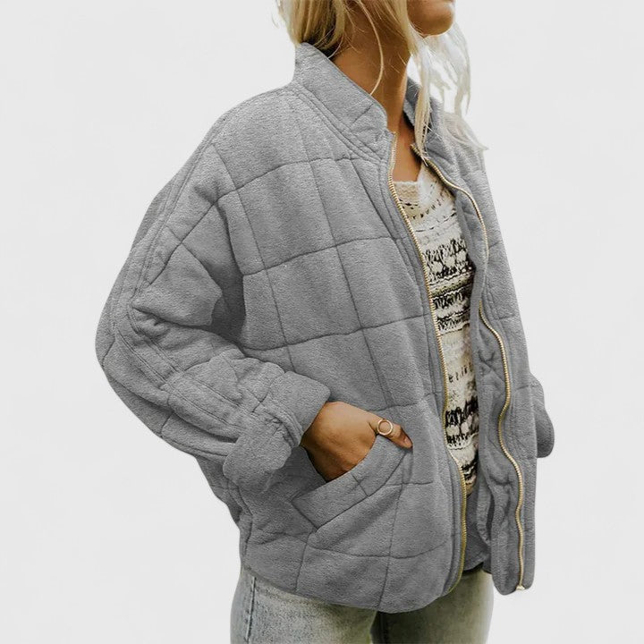Women's Quilted Jacket with Soft Lining for Everyday Wear by Selouva