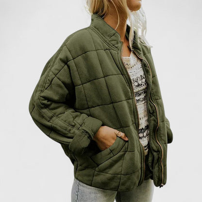 Women's Quilted Jacket with Soft Lining for Everyday Wear by Selouva