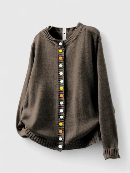 Women's Relaxed Cardigan Buttons by Selouva