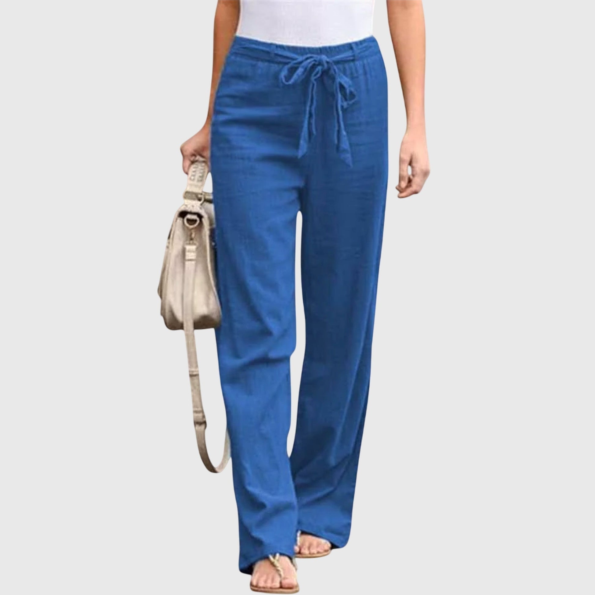 Loreen Lightweight Pants With Relaxed Fit For Everyday Comfort by Selouva