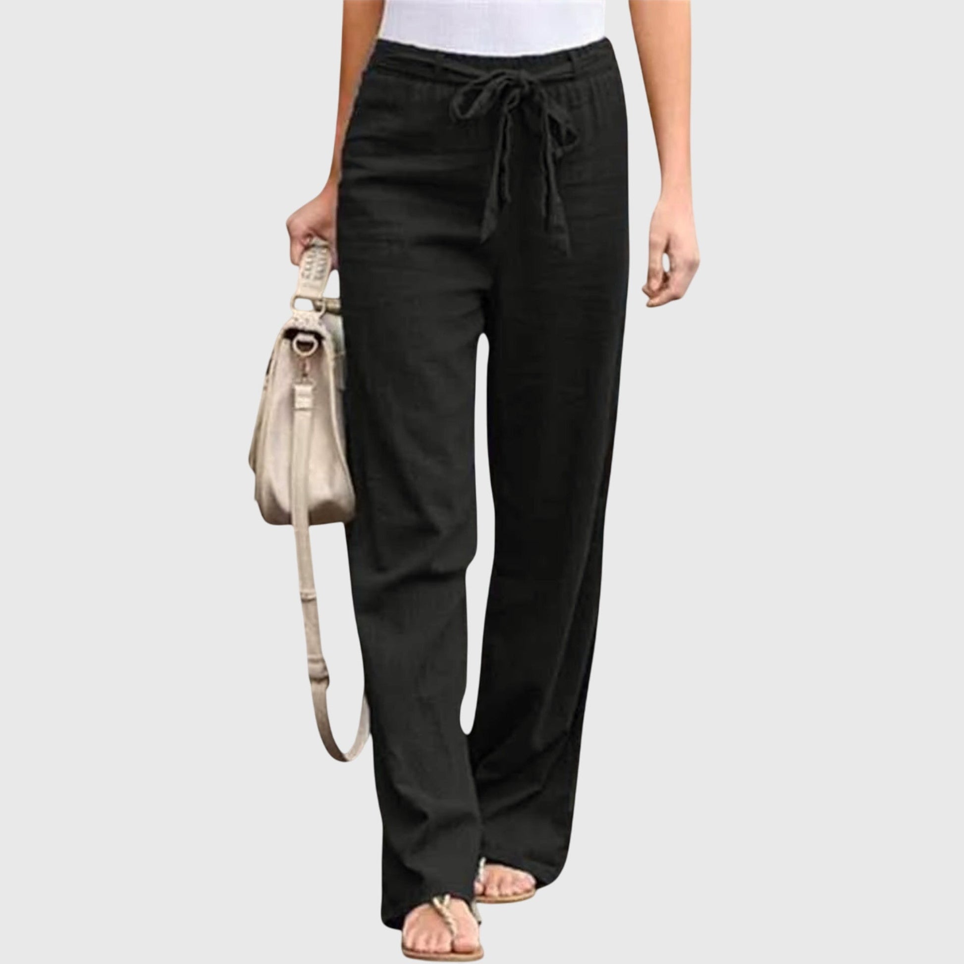 Loreen Lightweight Pants With Relaxed Fit For Everyday Comfort by Selouva