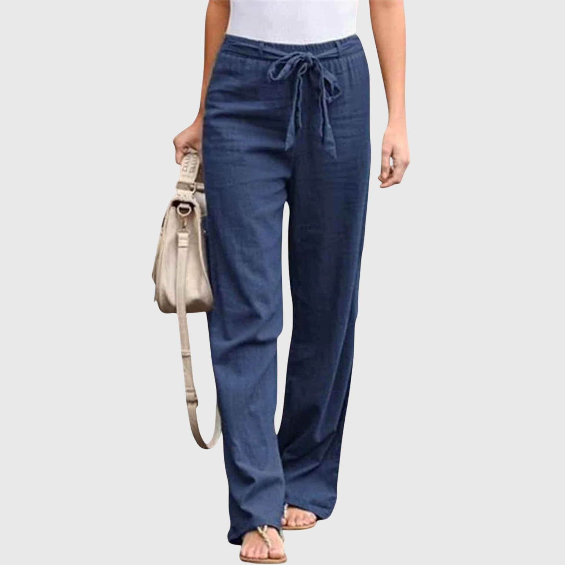 Loreen Lightweight Pants With Relaxed Fit For Everyday Comfort by Selouva