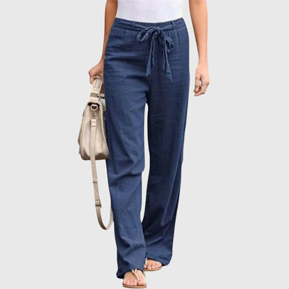 Loreen Lightweight Pants With Relaxed Fit For Everyday Comfort by Selouva