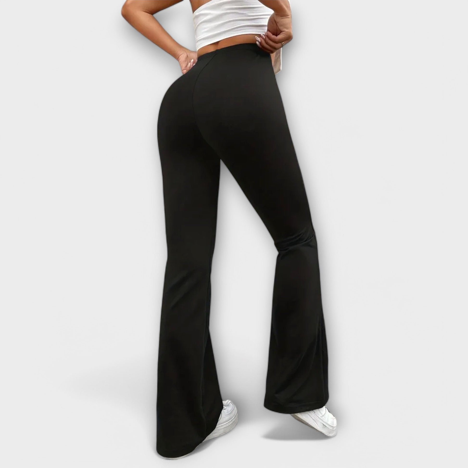 Serena Relaxed Flared Leg Pants For Everyday Comfort by Selouva