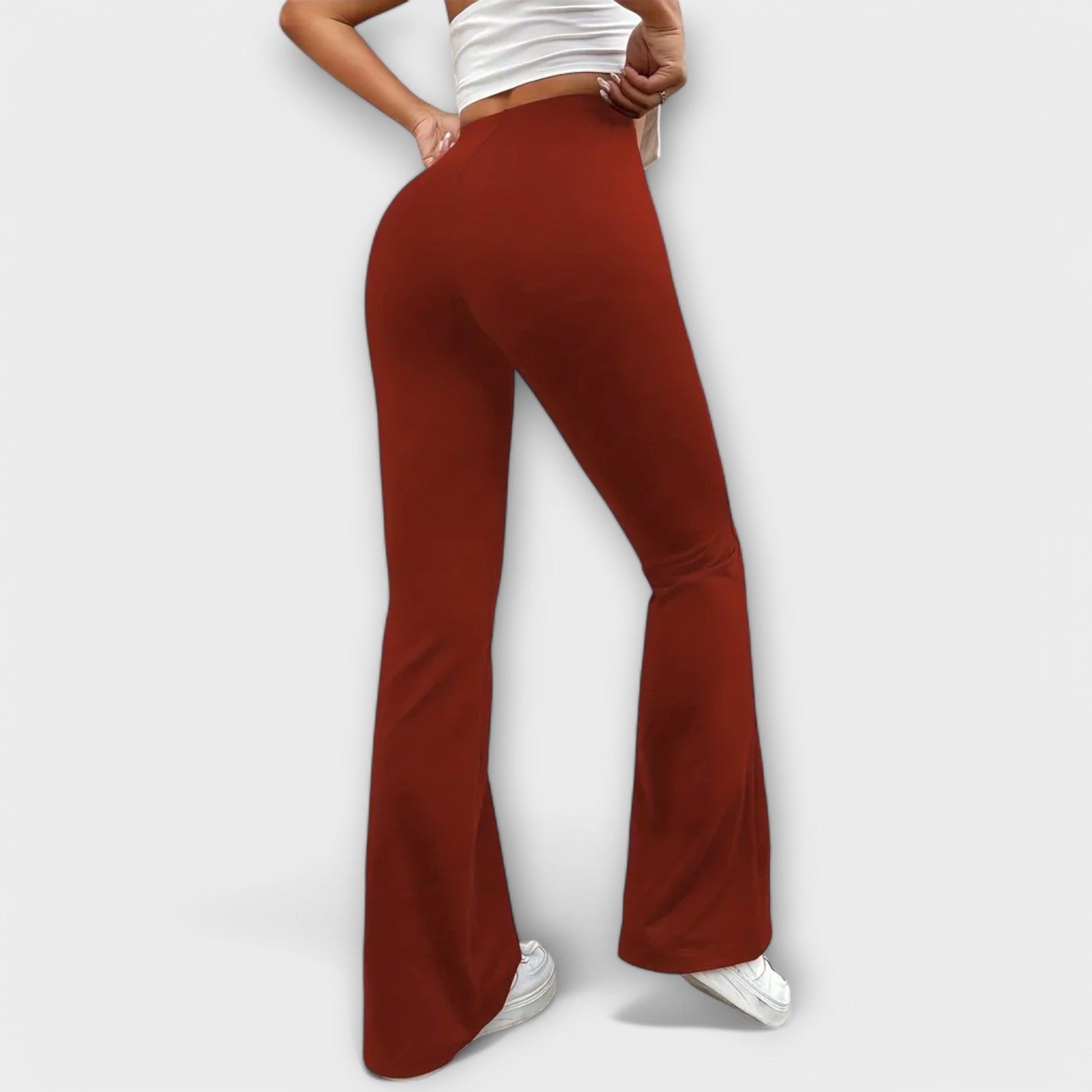 Serena Relaxed Flared Leg Pants For Everyday Comfort by Selouva