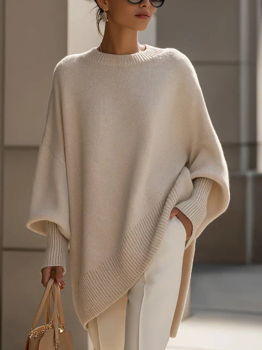 Veira Cozy Oversized Knit Sweater For Everyday Comfort by Selouva