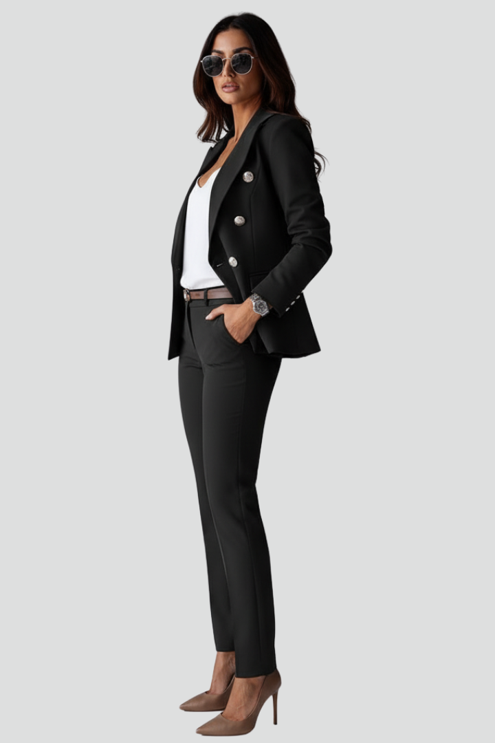 Women's Tailored Blazer Set for Office by Selouva