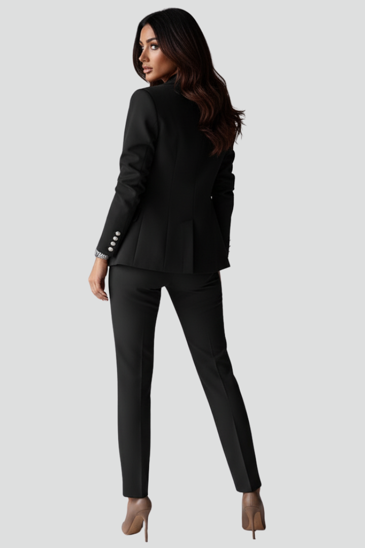 Women's Tailored Blazer Set for Office by Selouva
