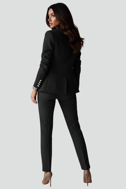 Women's Tailored Blazer Set for Office by Selouva